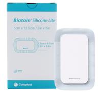 Pansements Biatain Silicone Lite - 5 x 12.5 cm (boite de 10)
