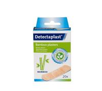 Pansements biodégradables 100% en fibres de bambou - Hypoallergéniques, respirants, sans plastique Respectueux de l’environnement et des peaux sensibles, Lot de 20 pansements biodégradables 19 x 72 mm