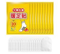 Pansements chauds pour les pieds - 20 coussins chauffants naturels, compresses chauffantes portables activées par l'air, soutien pour les pieds chauds en hiver, soulagement rapide du réchauffement du