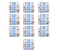 Pansements de natation - Pansements aquatiques - Couverture de plaie transparente de 6,9 x 6,8 cm - 10 pièces de ruban adhésif imperméable pour protéger les plaies cutanées - Accessoires de bain