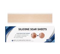 Pansements en silicone pour cicatrices, 10 pièces réutilisables, réparations délicates de la peau, bandes de plâtre, en silicone pour cicatrices, adaptées pour la coupe césarienne, les brûlures