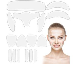 Pansements en silicone pour le visage, réutilisables, doux et confortables, anti-rides, coussinets en gel pour réduire les rides de la colère et les rides de rire, traitement des rides du front, des