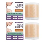 Pansements Silicone Cicatrices, 2 Pièces Pansements Transparents Silicones les Rides du Visage, Pansement Réutilisables Silicone Collagène, Crèmes Anticicatrices Ultrafins Qualité Médicale