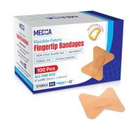 Pansements Souples - Pansements pour Bout des Doigts et pour Éviter l'Infection des Plaies (Boite de 100)