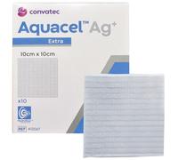 Pansements stériles antimicrobien Aquacel Ag+ Extra - 10 x 10 cm