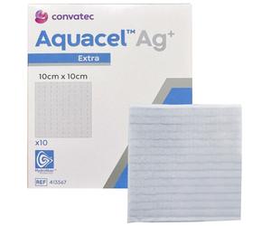 Pansements stériles antimicrobien Aquacel Ag+ Extra - 10 x 10 cm