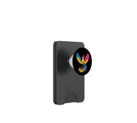 Pansexual Phoenix Bird Pan Pride Flag Rising From Ashes PopSockets PopWallet pour MagSafe