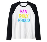 Pansexual Shirt Pan Poly Proud Polyamory Pride Tee Cadeau Manche Raglan