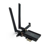 PANSHI Carte WiFi 6E, AX210 PCIe Adaptateur réseau pour jeux PC, Bluetooth 5.2, Tri-Band (802.11ax) 5400 Mbps 6 GHz Cartes LAN sans fil avec MU-MIMO, OFDMA, compatible Windows 10/11 (64 bits)