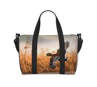 Pansies - Sac de voyage léger et imperméable à imprimé floral pour le week-end, sac de sport et de voyage pour hommes, femmes et adolescents, Chasse Flying Wild Duck 4, Taille unique, Sac de voyage
