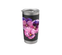 Pansiy Flowers Gardening Pansy Lover Gobelet isotherme en acier inoxydable double paroi