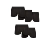 Pánské kraťasy Urban Classics Caleçon boxeur en Coton solide paquet de 5 noir+noir+noir+noir+noir - S