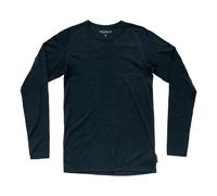 Pánské termotriko s dlouhým rukávem Devold Lauparen Merino 190 Base Shirt encre XXL