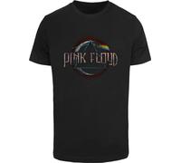 Pánské tričko Mr. Tee Pink Floyd Dark Side of the Moon Circular Logo Tee noir - L