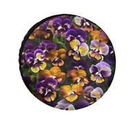 Pansy Perfection - Housses de pneu imperméables et anti-UV, 76,2 cm, pour camping-car, camion, VUS, remorque universelle pour toutes les saisons