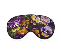 Pansy Perfection Masque de sommeil anti-lumière confortable et doux avec bande élastique, convient aux hommes et aux femmes, convient pour les voyages et le sommeil