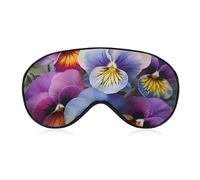 Pansy Perfection Masque de sommeil anti-lumière confortable et doux avec bande élastique, convient aux hommes et aux femmes, convient pour les voyages et le sommeil