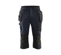 Pantacourt artisan stretch 4D Blåkläder 1521 Marine foncé/Noir Blaklader - 152116458699C 56