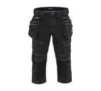 Pantacourt de travail X1900 artisan Blaklader stretch Noir 42