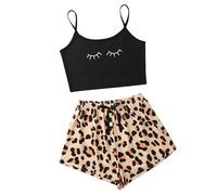 Pantacourt Femme Pyjama Satin Sexy Chic Court Nuisette Short Vetement Ete Enceinte Soie Lingerie Bas De Ensemble Pyjashort Haut Ensembles Pyjamas Grenouillere Blazer Et Elegant Velours