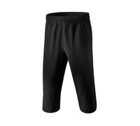 Pantacourt junior - ERIMA - Basic - Noir - Ceinture élastique cordon - Poches zippées 6 ans