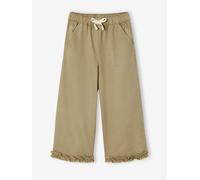 Pantacourt large fille lyocell kaki 12A
