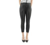 VERO MODA Pantalon en Simili-Cuir VMEVA Taille Moyenne Pantalons Black L 30 Black L / L30