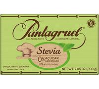 Pantagruel - Chocolat de Couverture Noir 70% - Sans sucre ajouté avec de la stevia, sans Gluten - Lot de 3 x 200gr Tablettes
