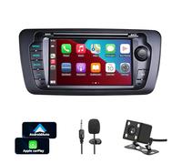 Pantalla Android Auto Seat Ibiza 2009-2013 Con Carplay Wireless e Android Auto, dotato di Schermo Tattile, Bluetooth, Equalizzatore e Radio RDS FM navegador GPS