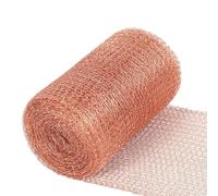 Pantalla De Cobre, Malla De Alambre De Cobre, Malla De Cobre De Barrera, Red Densa De Doble Capa | Red Multiusos Antirratón para Valla De Caracol, Bloqueador De Agujeros para Jardín Doméstico, Sellado