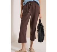 Pantalon 3/4 à jambes larges en gaze de coton