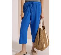 Pantalon 3/4 à jambes larges en gaze de coton