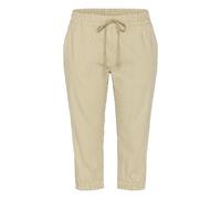 Pantalon 3/4 Ã rayures femme KAFFE Curve KcnanaKCNana Beige 48