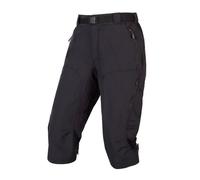 Pantalon 3/4 Endura Hummvee avec Chamois S - Noir - VTT - Mixte - Imperméable - Adulte - Cycle - Respirant S