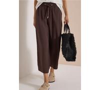 Pantalon 3/4 Wide Leg en coupe loose