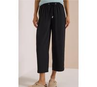 Pantalon 3/4 Wide Leg en coupe loose