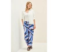 Pantalon 7/8 en sergé structuré