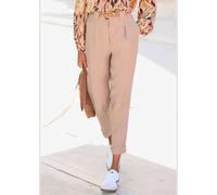 Pantalon 7/8 poches fendues pratiques - LASCANA - coloris chamois COLORIS CHAMOIS 34