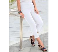 Pantalon 7/8 pour un ventre plus plat - Adelina by Scheiter - blanc BLANC 21