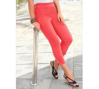 Pantalon 7/8 pour un ventre plus plat - Adelina by Scheiter - rouge corail ROUGE CORAIL 21