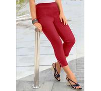 Pantalon 7/8 pour un ventre plus plat - Adelina by Scheiter - rouge ROUGE 25