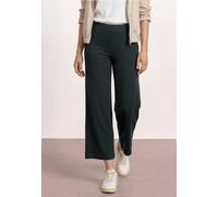 Street One Femme Pantalon 7/8 Wide Leg en Loose Fit in Vert, in size: 38