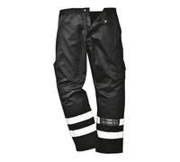 Pantalon à genouilères Portwest Iona bandes réfléchissantes Noir S