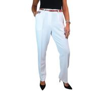 Pantalon À Jambes Fuselées pour Femmes, Taille Haute, pour Le Travail en Soirée Et Au Bureau Blanc 36-50 (46)
