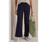 Pantalon à jambes larges avec des rayures structurées