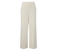 COMMA Pantalon à plis crème / beige foncé / rose clair, Taille 38