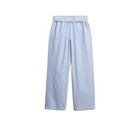 Pantalon Ã©lastique Ã rayures en coton femme Superdry Bleu 2XS