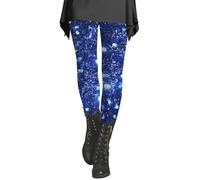 Pantalon à paillettes pour femme - Collants à paillettes pour femme - Opaque - Pantalon de loisirs - Pantalon de yoga élégant - Stretch - Pantalon de yoga épais - Confortable - Collants à paillettes