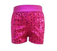 Pantalon à paillettes scintillantes pour enfants - Mélange doux et extensible - Taille élastique - Nœuds - Ne perd pas ses poils - Leggings à paillettes - Pantalon pour la danse et les événements