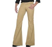 Pantalon À Pattes D'éléphant Homme Vintage - Évasé Disco Des Années 70 Slim Cargo Casual Chic Coupe Ajustée - Pantalon De Travail
